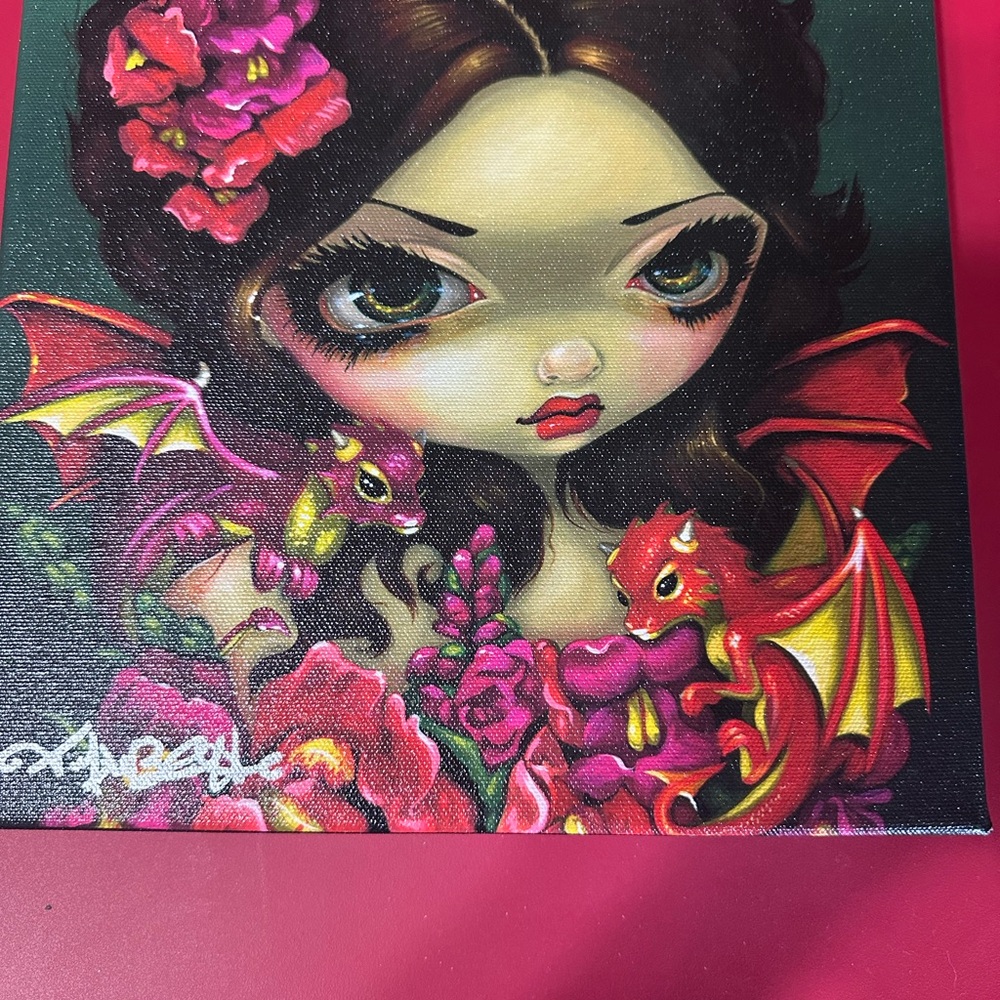 Jasmine Becket Griffith signed canvas print